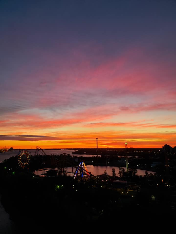 Lever de soleil sur la Ronde